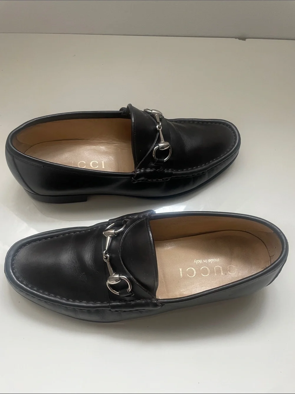 Gucci Dark Brown Leather Horsebit Loafers